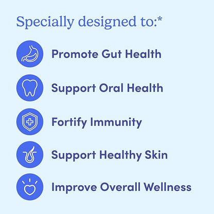 FIRST DAY Vitamins for Teens 3-in-1 Probiotic Gummies - Prebiotic + Probiotic + Postbiotic for Teens Girls & Boys 12-17 – Skin Health, Digestive & Oral Health, Immunity, Energy – 30-Day Supply