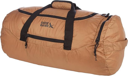Eddie Bauer Stowaway Packable Duffel Bag | Travel | Foldable | Lightweight | Durable | Ripstop Polyester