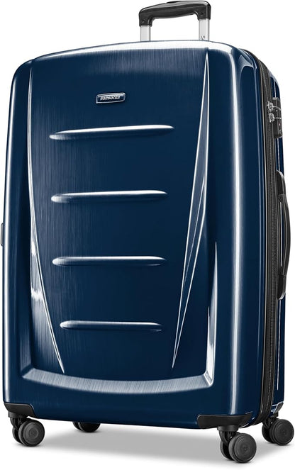 Samsonite Winfield 2 Hardside Expandable Luggage with Spinner Wheels, Navy, 3-Piece Set (20/24/28)
