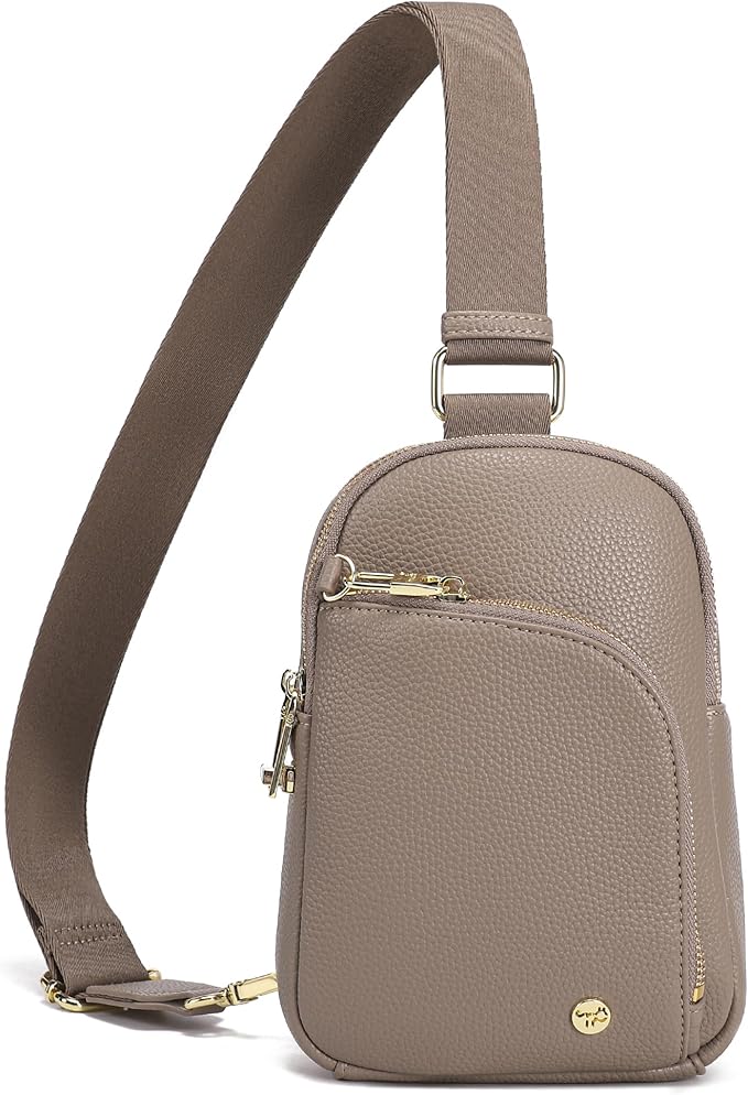 INICAT RFID Blocking Sling Bag,Anti Theft Crossbody Bags for Women,Travel Gifts Cross Body Purses Vegan Leather