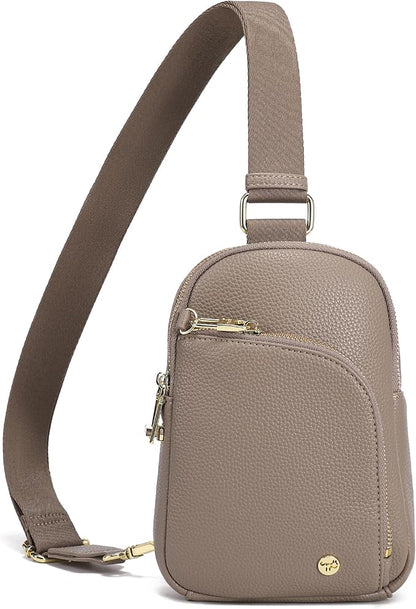 INICAT RFID Blocking Sling Bag,Anti Theft Crossbody Bags for Women,Travel Gifts Cross Body Purses Vegan Leather