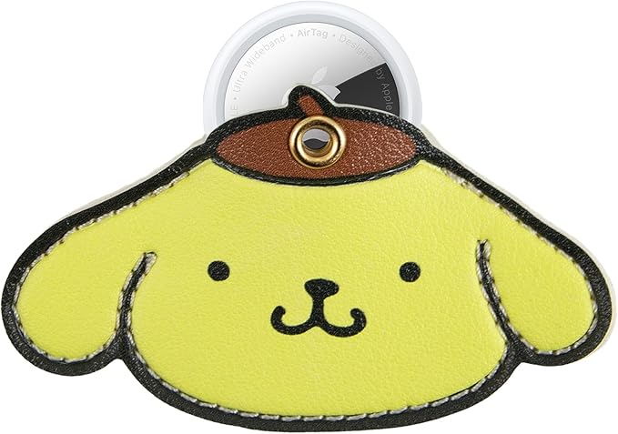 Sonix x Sanrio Character Keychain Case Compatible with Apple AirTag | Protective AirTag Cover Keychain | Pompompurin