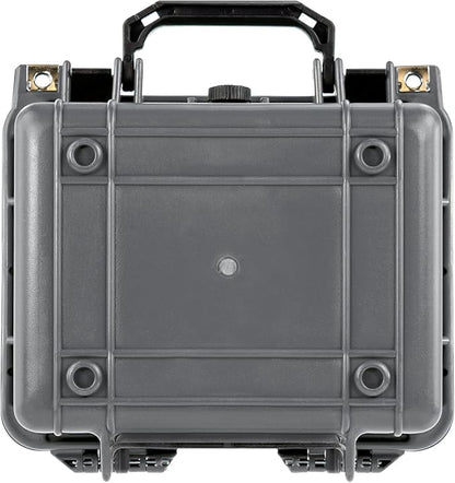 Eylar Small 10.62" Deep Gear, Equipment, Hard Camera Case Waterproof with Foam TSA Standards (Gray)