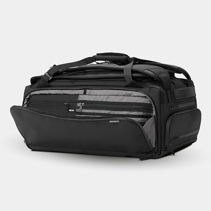 NOMATIC 30L Travel Bag- Convertible Duffel/Backpack, Carry-on Size for Airplane Travel, Everyday Use Laptop Bag,TSA Compliant