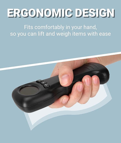 Luggage Scale, 50kg/110lb Portable Travel Hanging Luggage Scale, Auto Lock Reading After Weighing, Convenient to Read and Record The Data