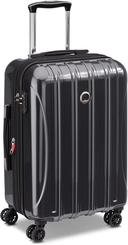 DELSEY PARIS Helium Aero Hardside Expandable Luggage with Spinner Wheels, Titanium, 2-Piece Set (21/24)