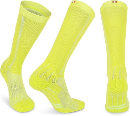 DANISH ENDURANCE 21-26 mmHg Compression Socks | Graduated Support & Faster Recovery | Running & Travel | Unisex 1 Pack