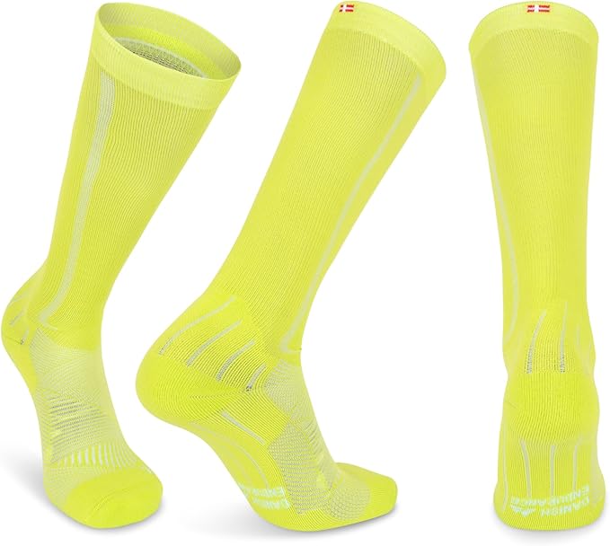 DANISH ENDURANCE 21-26 mmHg Compression Socks | Graduated Support & Faster Recovery | Running & Travel | Unisex 1 Pack