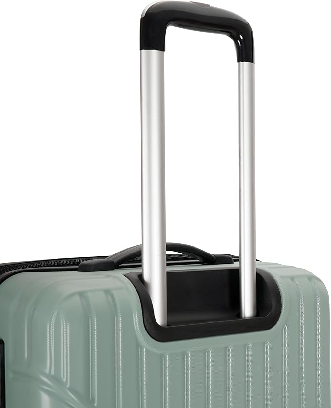 PRIMICIA GinzaTravel Luggage Sets 3-Piece Expandable Suitcases with Wheels PC+ABS Durable Hardside Luggage sets TSA lock (Light green, 3-Piece Set(20"/25"/29"))