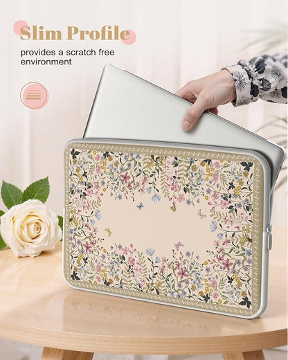 iCasso Laptop Carrying Case 13 inch,Cute Computer Sleeve for Women Girl,13-13.6 inch Laptop Sleeves Compatible with MacBook Air Pro 13/14, HP Dell ASUS Lenovo Chromebook Notebook