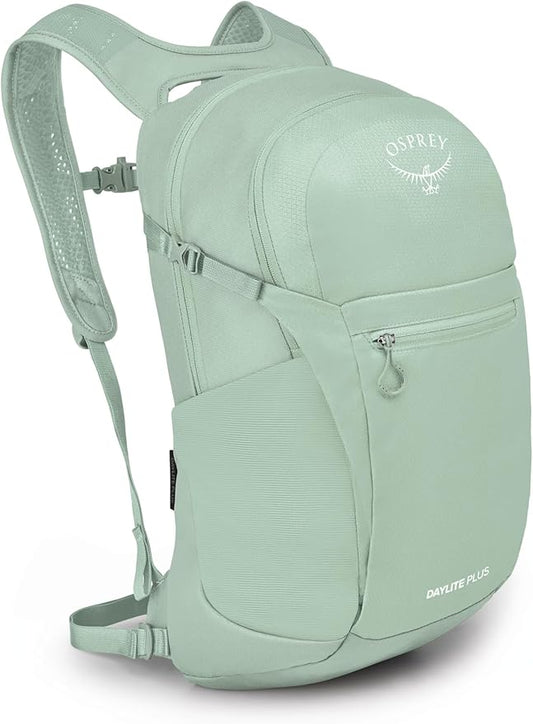 Osprey Daylite Plus Commuter Backpack – Lightweight, Everyday Pack with Laptop Sleeve and Water Bottle Pockets – Ideal for Work, School, and Travel with Versatile Storage Options, Frosty Mint Green