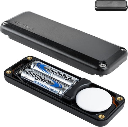 Elevation Lab AirTag 10-Year Extended Battery Case - Uses AA Batteries - 14x More Capacity Than CR2032 TimeCapsule | Waterproof, CR 2032 Battery Replacement