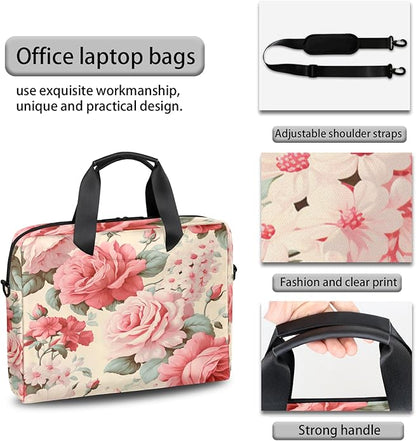Laptop Bag Bohemian Mandala Laptop Satchel Briefcase Adjustable shoulder Carrying for MacBook Pro 16 inch