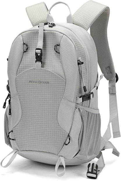 20L Lightweight Hiking Daypack, Small Hiking Travel Backpack for Women men (Grey)