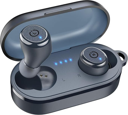 TOZO T10 Wireless Earbuds Bluetooth 5.3 Headphones, App Customize EQ, Ergonomic Design, 55H Playtime, Wireless Charging Case, IPX8 Waterproof Sound in-Ear Headset, New Version