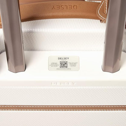 DELSEY PARIS Chatelet Air 2.0 Hardside Luggage with Spinner Wheels, Angora, 2 Piece Set, (24/28)