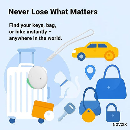 4 Pack Android Compatible Tracker, Tracker Tags for Android Phones, Supports Google Find My Device, 2026 New Model