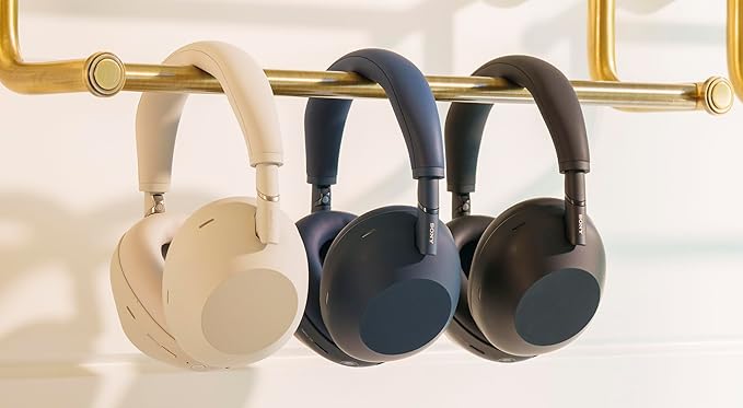 Sony WH-1000XM6 The Best Noise Canceling Wireless Headphones, HD NC Processor QN3, 12 Microphones, Adaptive NC Optimizer, Mastered by Engineers, Studio-Quality, 30-Hour Battery, Black
