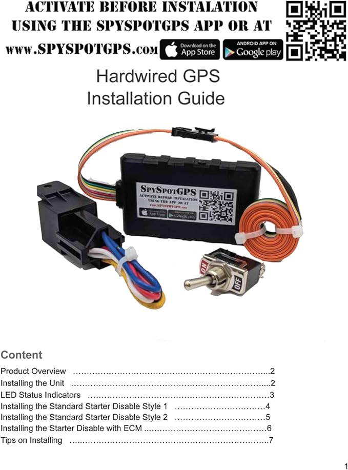Spy Spot GV53MG Vehicle GPS Tracker with 4G Hard Wire Kill Switch, Remotely Disable The Ignition from Any Location, Real-Time Locator & Tracking Device with US, CA, MX Coverage, Subscription Required