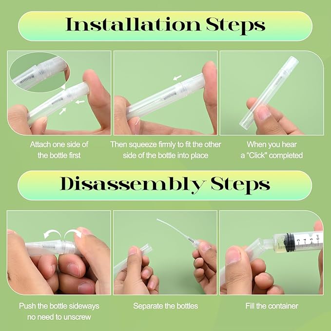 50Pcs Mini Spray Bottle 2ml, Small Travel Perfume Bottle Refillable with 10 Tools, Clear Plastic Small Atomizer Empty, Fine Mist Perfume Sample Spray Bottle for Travel Essential Oil Perfumes
