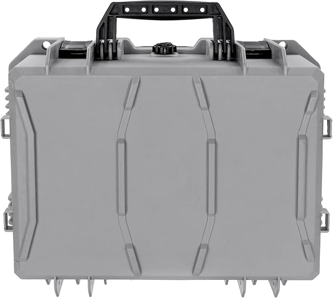 Eylar 18" Intact Series Hard Camera Case, Lightweight and Durable Stacker Design with Foam (Gray)