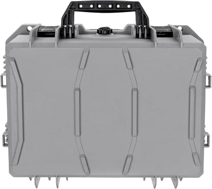 Eylar 18" Intact Series Hard Camera Case, Lightweight and Durable Stacker Design with Foam (Gray)