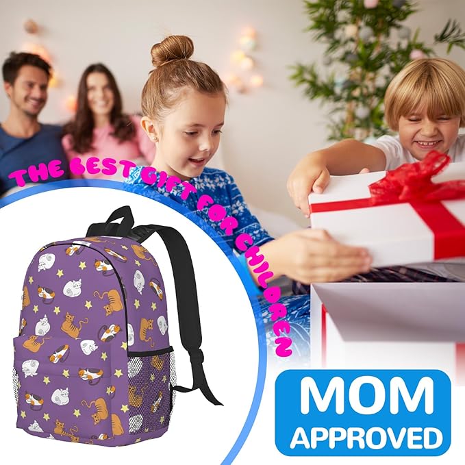 Kids Backpack for School Elementary Lightweight Cute Students Bookbag for Teens Boys Girls School Bag