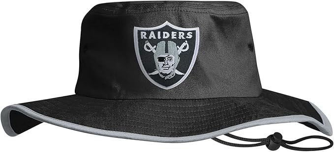NFL Solid Team Color Logo Sport Outdoor Sun Bucket Boonie Hat