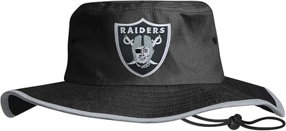 NFL Solid Team Color Logo Sport Outdoor Sun Bucket Boonie Hat