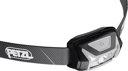 PETZL Tikka Headlamp - Compact 350 Lumen Light with Red Lighting, for Hiking, Climbing, Running, and Camping - Black