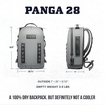 YETI Panga Series Airtight, Waterproof, Submersible Bags, Tan, Panga 28