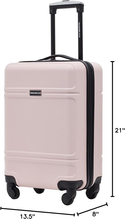 Travelers Club Skyline 20" Carry-On Spinner Luggage, Filmy