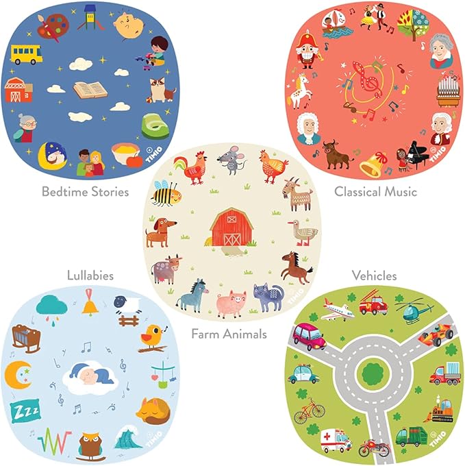 Starter Kit: The Screen-Free, Interactive Educational Audio & Learning Toy from 2 Years on with 5 Discs + 8 Languages DE/EN/FR/ES/IT/NL/CN/PT