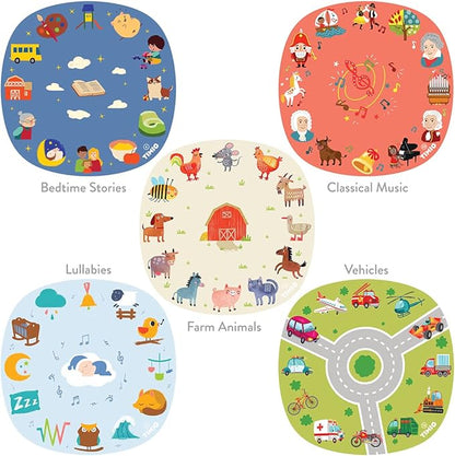 Starter Kit: The Screen-Free, Interactive Educational Audio & Learning Toy from 2 Years on with 5 Discs + 8 Languages DE/EN/FR/ES/IT/NL/CN/PT