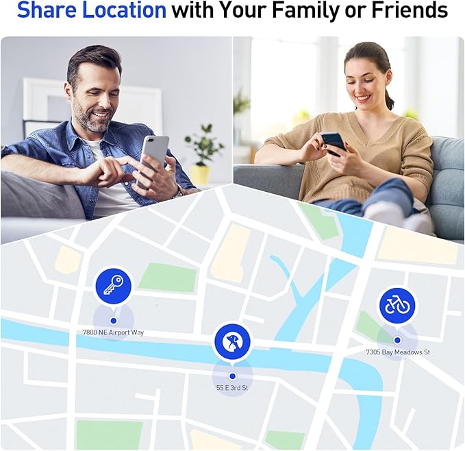 Air Tags-2 Pack Android Tracker Tag, Work with Google Find Hub App (Android Only), Loud Sound, Replaceable Battery, for Keys, Luggage, Suitcase, Backpack, Wallet