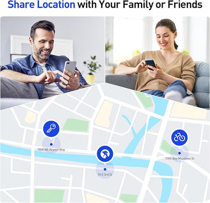 Air Tags-2 Pack Android Tracker Tag, Work with Google Find Hub App (Android Only), Loud Sound, Replaceable Battery, for Keys, Luggage, Suitcase, Backpack, Wallet