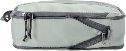 Eagle Creek Pack-It Reveal Carry-On Set - Compression Cube S (2x) & M (1x) & Clean/Dirty Cube M - Angled Zipper Stackable Carry-On Packing Tubes - Travel Essentials - Storm Grey