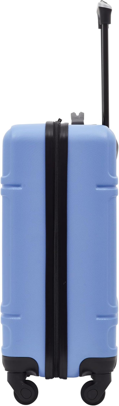 Travelers Club Skyline 20" Carry-On Spinner Luggage, Skyline Blue