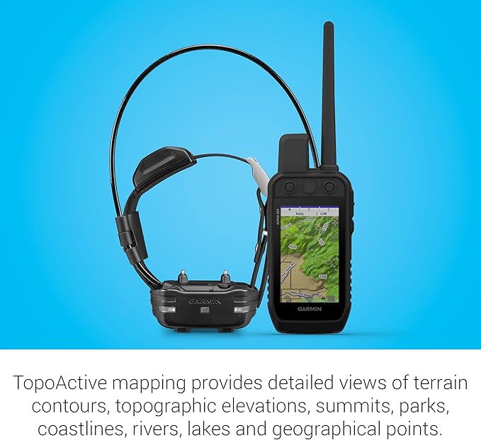Garmin Alpha 200 Handheld and TT15 Mini Dog Device, Accessible and Fast Tracking and Training for Your Dogs, Sunlight-readable 3.5" Capacitive Touchscreen