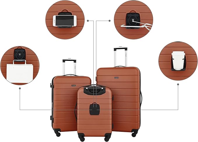 Wrangler 20" Smart Spinner Carry-On Luggage With Usb Charging Port