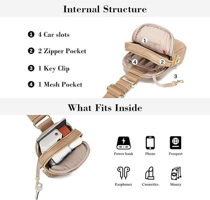 INICAT Small Anti Theft Crossbody Bags for Women, Vegan Leather Sling Cross Body Purse Travel Essentials Teen Girl Gifts