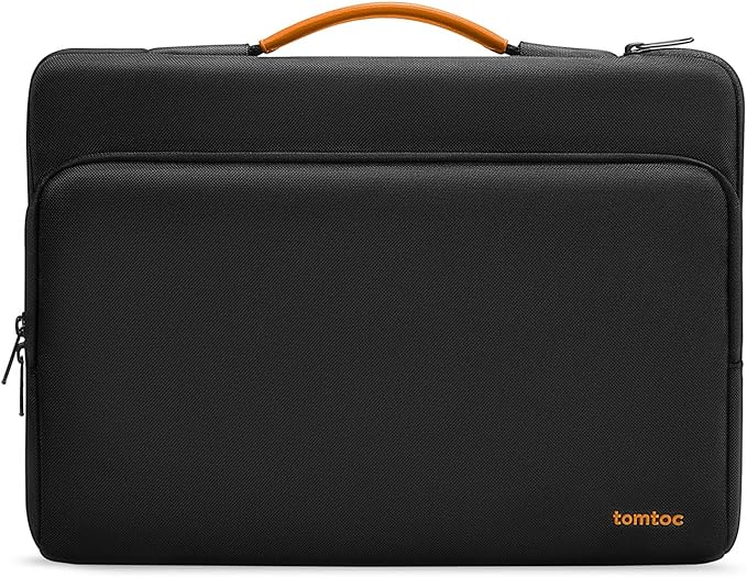 tomtoc 360 Protective Laptop Carrying Case compatible with 14-inch MacBook Pro M5/M4/M3/M2/M1 Pro/Max A3434 A3112 A3401 A3185 2025-2021, 12.9-13 Inch iPad Pro/Air, Water-Resistant Accessory Sleeve Bag