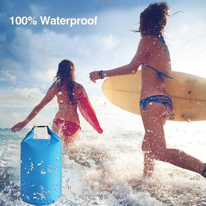 CMCOOPLX 10L/20L/40L/70L Waterproof Dry Bags, Lightweight Canoe Storage for Kayaking Rafting Boating Hiking Camping Travel Fishing Sea Swimming