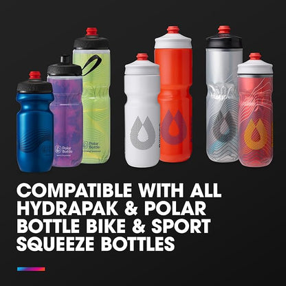 HydraPak Breakaway+ Filter Cap - Water Filtration Accessory - Fast Flow - Fits Bike and Sport Squeeze Bottles, Perfect for Cycling, Outdoor Activities, Travel and Emergency Preparedness