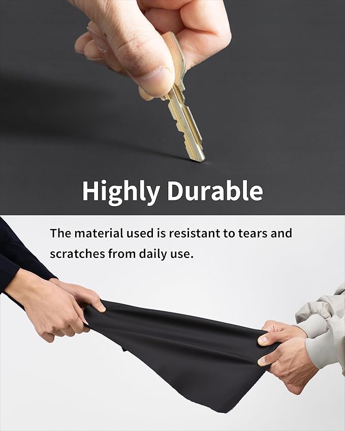 Water-Resistant Zipper Pouch, Made in Japan, Compact Organizer for Cords & Essentials, Multipurpose Bag for Cosmetics, Travel Accessories & Toiletries, Eco & Durable Materials, TOFTPOUCH, Small, White