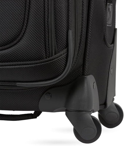 SwissGear Sion Softside Expandable Luggage, Black, 2-Piece Set (21/29)