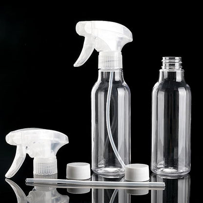 Cosywell Plastic Spray Bottles 8.8oz/260ml 2 Pack Empty Spray Bottle for Cleaning Mist/Stream Heavy Duty Water Spraying Bottle for Cooking Solutions Essential Oils Hair Care(Clear)