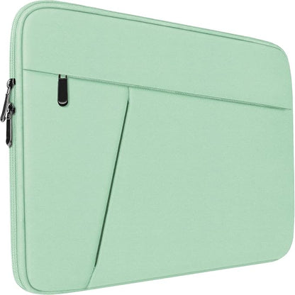 Laptop Case 15.6 inch, Shockproof Protective Computer Carrying Cover with Front Pocket, Briefcase Handbags Laptop Sleeve for 15.6 inch HP, Dell, Acer, Asus, Notebook, Light Blue