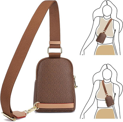 INICAT Small Anti Theft Crossbody Bags for Women, Vegan Leather Sling Cross Body Purse Travel Essentials Teen Girl Gifts