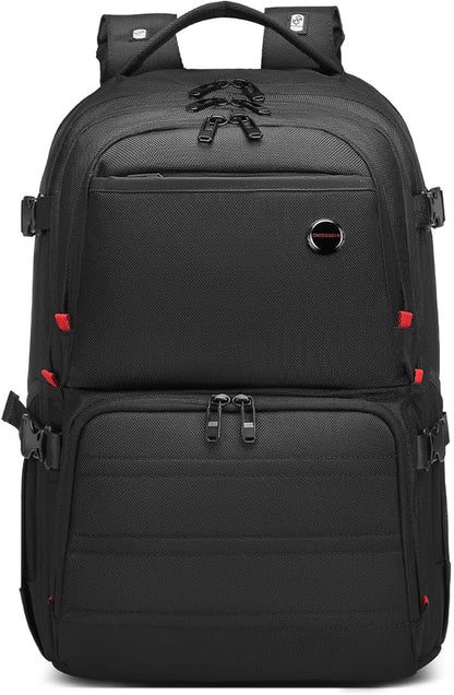 CROSSGEAR Travel Backpack, 30-40L Expandable, 17.3 Inch Large Travel Laptop Backpack, TSA-Friendly Carry On Luggage Airline Approved, Multi-Pocket, Water Resistant Casual Daypack for Men